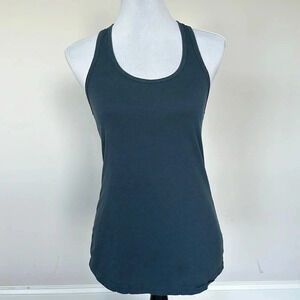 Next Level Blue Racerback Tank Top Sz SM